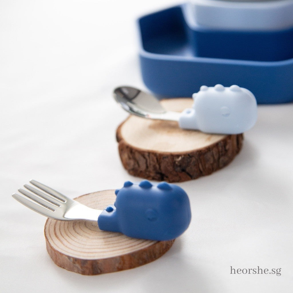 Heorshe Baby Fork and Spoon Set