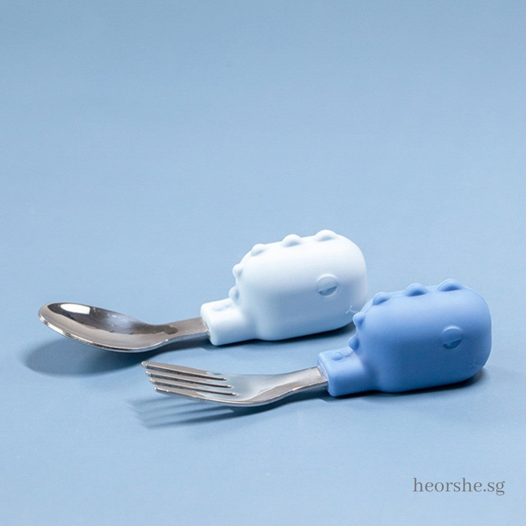 Heorshe Baby Fork and Spoon Set