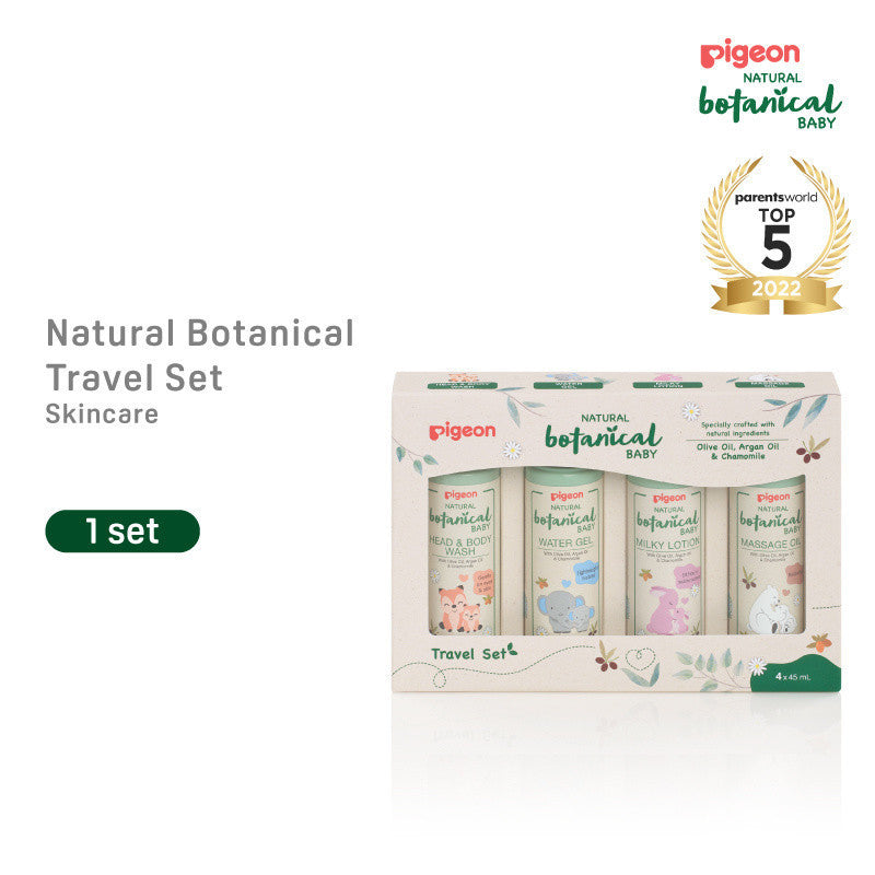 Pigeon Natural Botanical Baby Travel Set