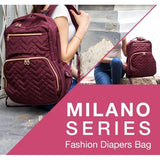 Princeton Bag Milano Maroon / Navy Blue / Black