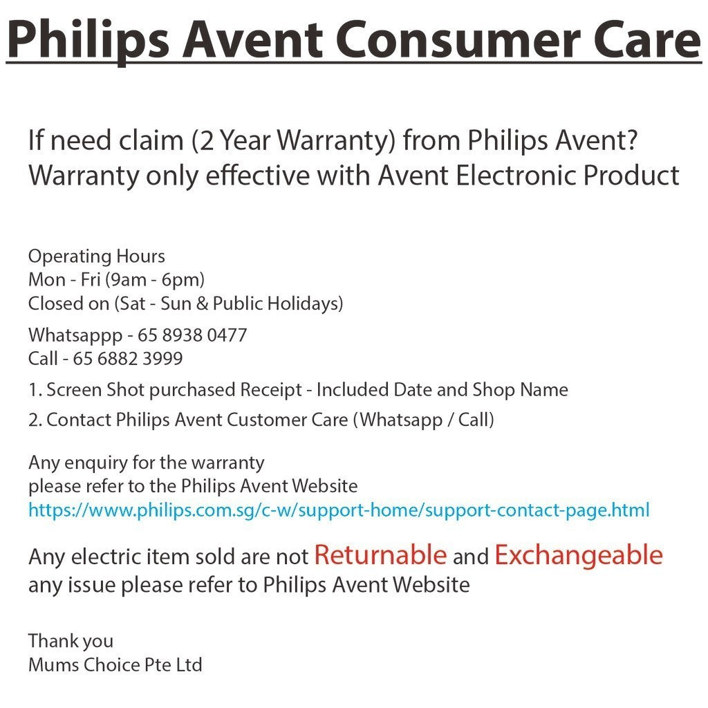 Philips Avent Electric Bottle / Food Warmer Baby Feeding Bottle Warmer