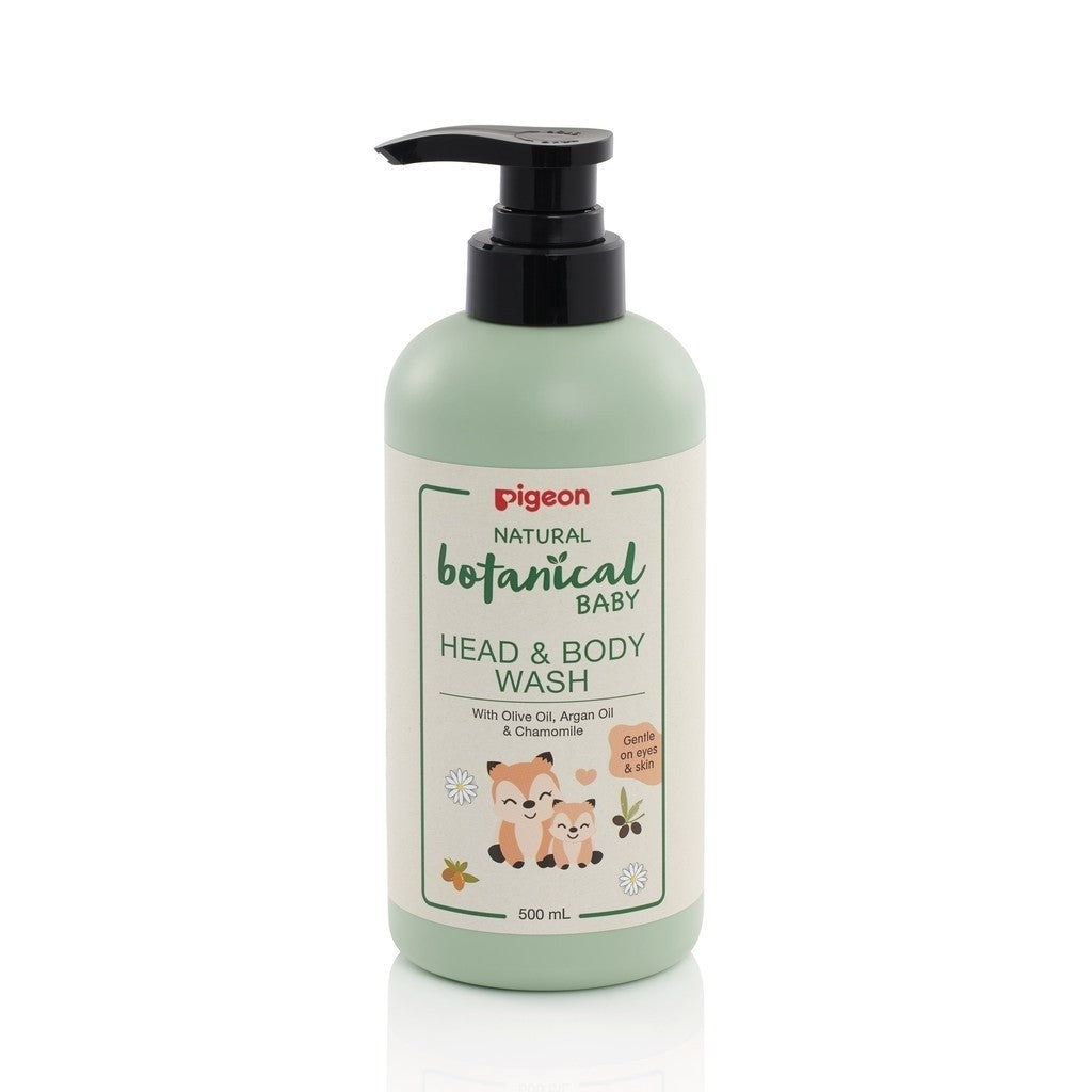Pigeon Natural Botanical Baby Head & Body Wash 200ml / 500ml
