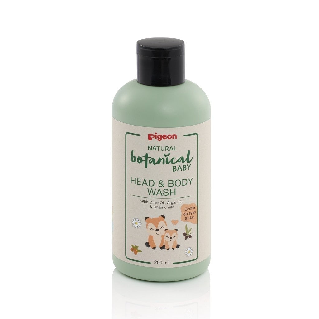 Pigeon Natural Botanical Baby Head & Body Wash 200ml / 500ml