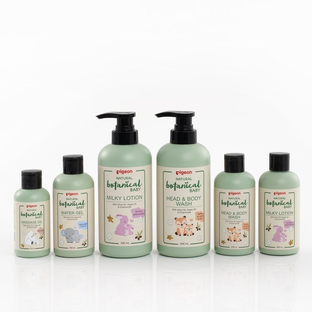 Pigeon Natural Botanical Baby Head & Body Wash 200ml / 500ml