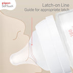 Pigeon [NEW Softouch 3] Nursing Bottle T-Ester 200ML Logo Single & Twin Pack