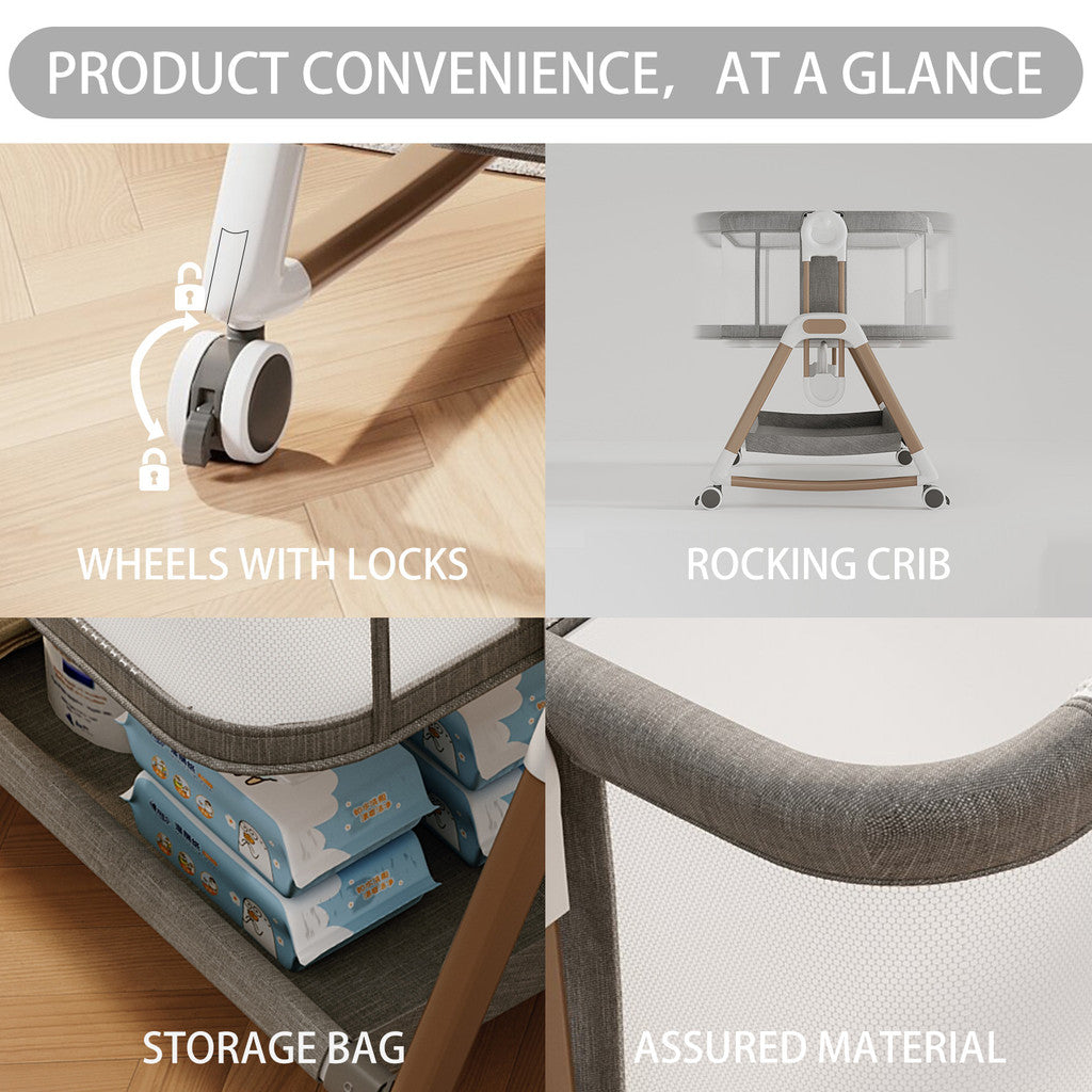 Mums Choice Adjustable Co-sleeper Baby playpen