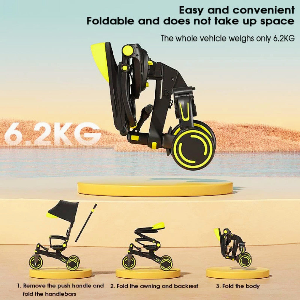 Easy choice 9 in 1 baby  stroller Kids tricycle balance car