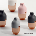HEORSHE Antibacterial Ultra Wide Neck Silicone Bottle |160ml Twin Pack