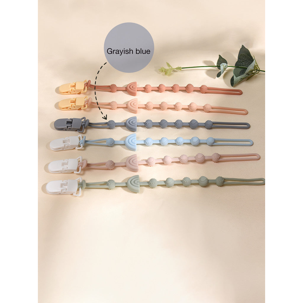 Mums Choice Silicone Pacifier Chain w/ Clip