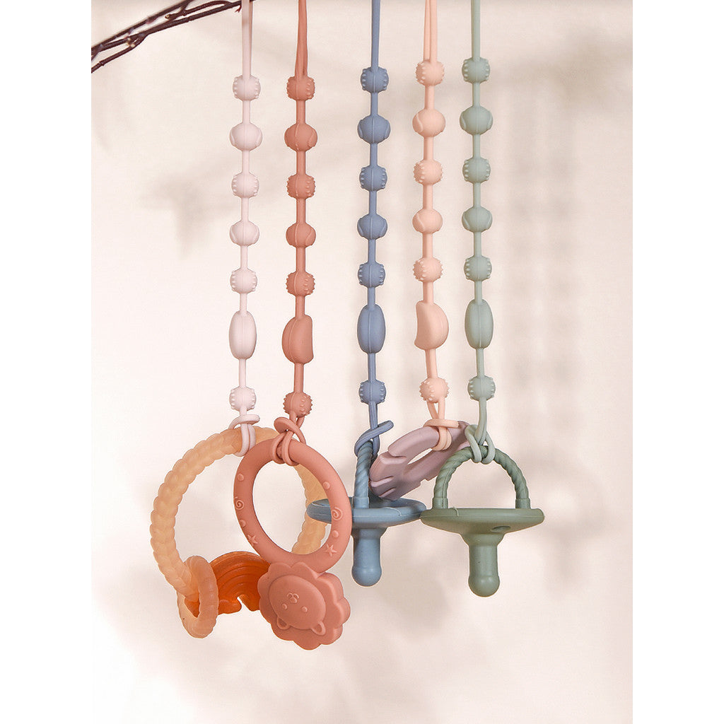 Mums Choice Silicone Pacifier Chain w/ Clip
