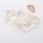 Nemobaby 1Pcs Lot Baby Cotton Bibs Waterproof Cartoon Embroidery Infant Accessories #Baby clothes