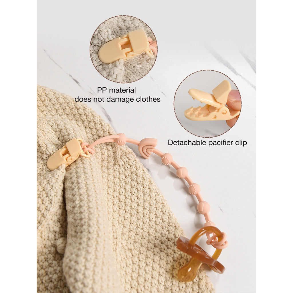 Mums Choice Silicone Pacifier Chain w/ Clip