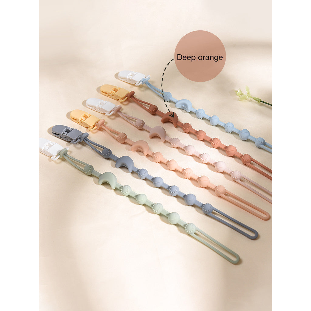 Mums Choice Silicone Pacifier Chain w/ Clip
