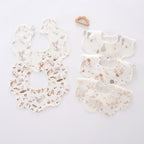 Nemobaby 1Pcs Lot Baby Cotton Bibs Waterproof Cartoon Embroidery Infant Accessories #Baby clothes