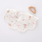 Nemobaby 1Pcs Lot Baby Cotton Bibs Waterproof Cartoon Embroidery Infant Accessories #Baby clothes