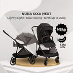 Nuna Ixxa™ Next Lightweight Dual-facing Stroller