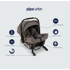 Nuna pipa™ URBN BABY CARRIER / CAR SEAT