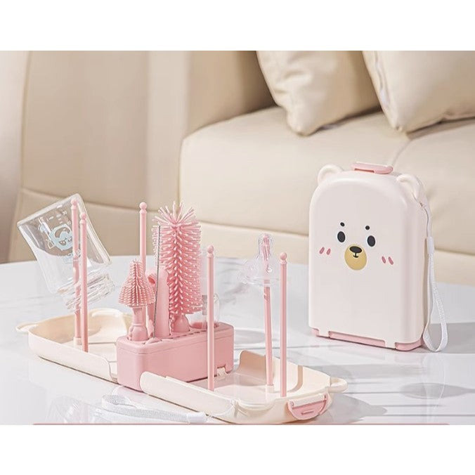 Mums Choice Portable Bottle Brush Set / Travel-Friendly