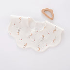 Nemobaby 1Pcs Lot Baby Cotton Bibs Waterproof Cartoon Embroidery Infant Accessories #Baby clothes