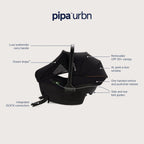 Nuna pipa™ URBN BABY CARRIER / CAR SEAT