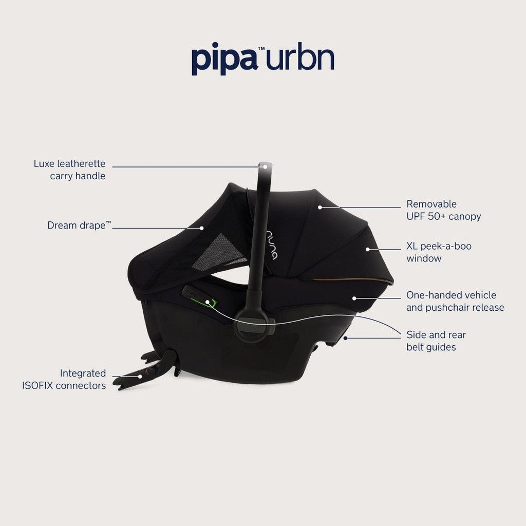Nuna pipa™ URBN BABY CARRIER / CAR SEAT