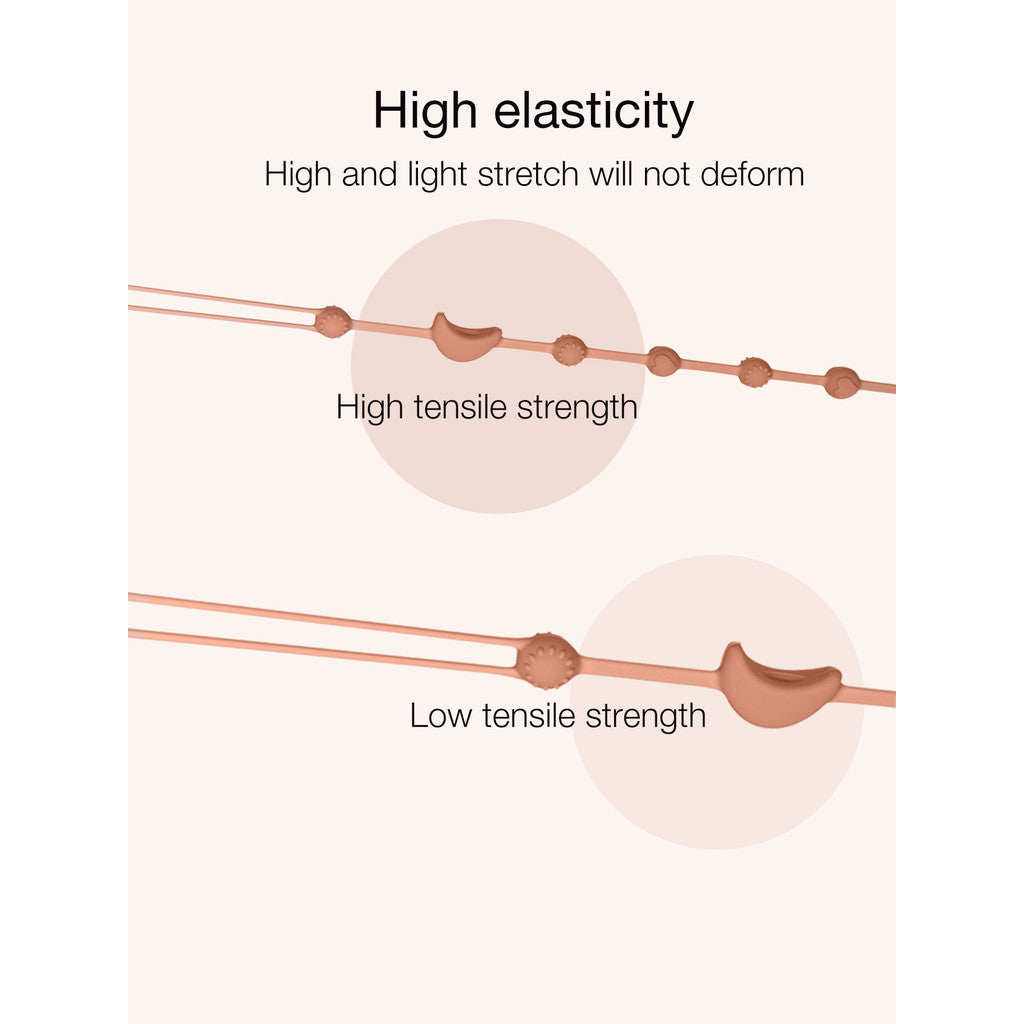 Mums Choice Silicone Pacifier Chain w/ Clip