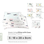Koala Living 100% Pure Combed Cotton Children Pillow With replacement Cover
