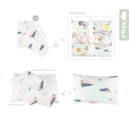 Koala Living 100% Pure Combed Cotton Children Pillow With replacement Cover