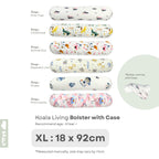 Koala Living 100% Pure Combed  Cotton Toddler Bolster With replacement Cover