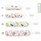 Koala Living 100% Pure Combed  Cotton Toddler Bolster With replacement Cover