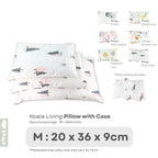 Koala Living 100% Pure Combed Cotton Children Pillow With replacement Cover