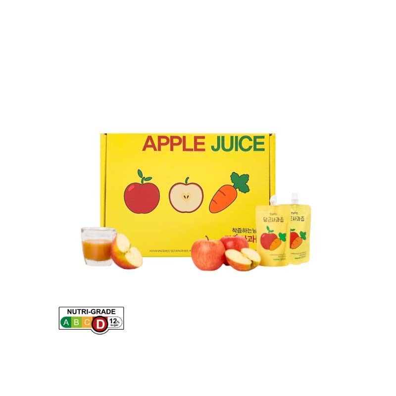 Sun Farm - Korea 100% NFC Real Fruit Juice | No Added Sugar | Natural Sweetness From Fruits | For 8M+ (30 pack 1 crtn)