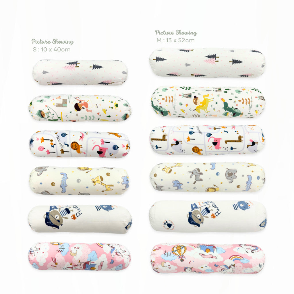 Koala Living 100% Pure Combed  Cotton Toddler Bolster With replacement Cover