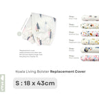 Koala Living 100% Pure Combed  Cotton Toddler Bolster With replacement Cover