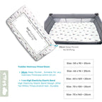 Koala Living 100% Pure Combed Cotton Mattress Fitted Sheet