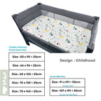 Koala Living 100% Pure Combed Cotton Mattress Fitted Sheet