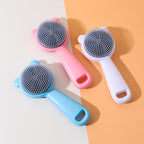 Kokibebe Baby Silicone Bath Brush / Cartoon Silicone Baby Shampoo Brush / Scalp Cleansing & Anti-Itch Hair Washing Comb