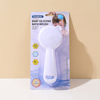 Kokibebe Baby Silicone Bath Brush / Cartoon Silicone Baby Shampoo Brush / Scalp Cleansing & Anti-Itch Hair Washing Comb