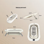Prego Baby ThermoBath Foldable Bath Tub With Stand For Newborn2