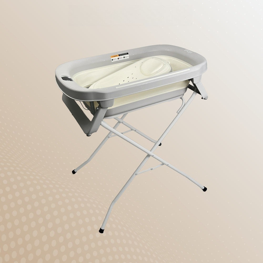 Prego Baby ThermoBath Foldable Bath Tub With Stand For Newborn2
