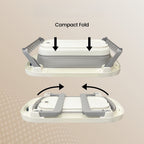 Prego Baby ThermoBath Foldable Bath Tub With Stand For Newborn2