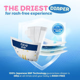 Peachy Bum Cloud Soft Tape Diapers | Size NB | S | M | L (1pack)