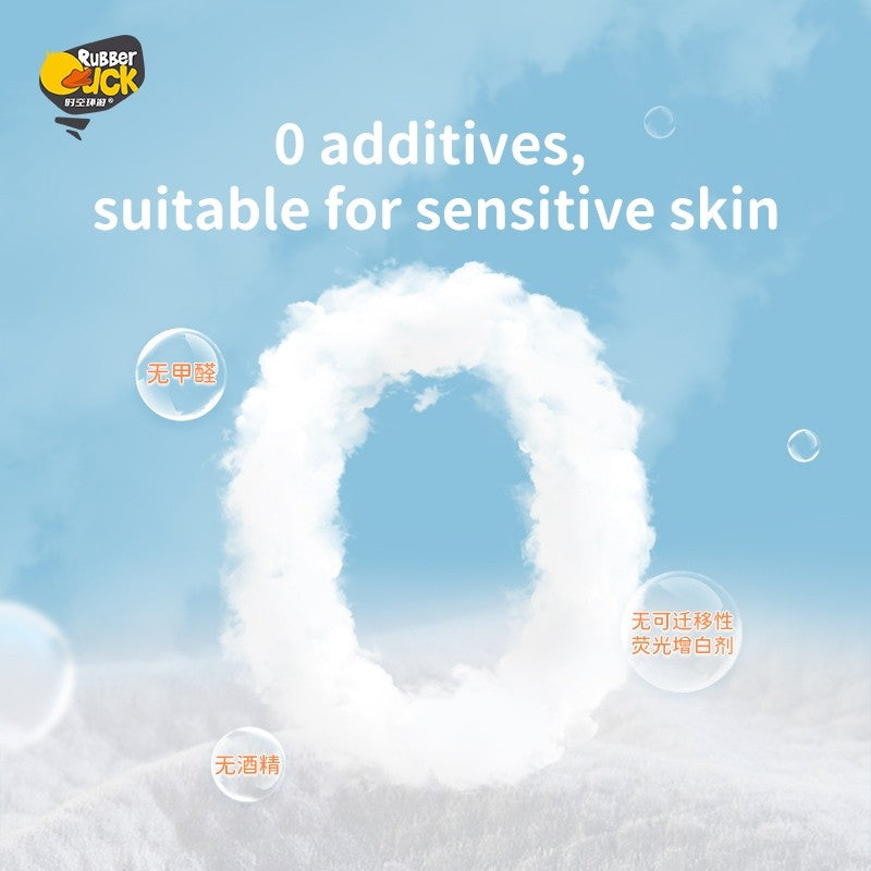 Mums Choice HK Rubber Duck face towel -Sensitive Skin & Dry and Wet Use (60 Pcs)