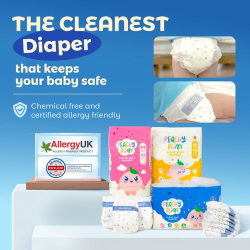 Peachy Bum Cloud Soft Diaper Pants | Size M | L | XL | XXL (1pack)