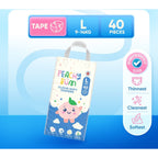 Peachy Bum Cloud Soft Tape Diapers | Size NB | S | M | L (1pack)