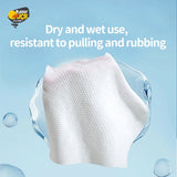 Mums Choice HK Rubber Duck face towel -Sensitive Skin & Dry and Wet Use (60 Pcs)