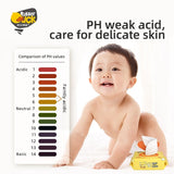 Mums Choice HK Rubber Duck Wet Wipes Tissue —EDl Purified Water& Protect Skin&Extra Large & Thick(60 pcs)
