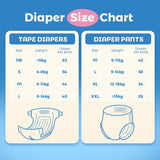 Peachy Bum Cloud Soft Diaper Pants | Size M | L | XL | XXL (1pack)