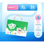 Peachy Bum Cloud Soft Diaper Pants | Size M | L | XL | XXL (1pack)