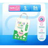 Peachy Bum Cloud Soft Tape Diapers | Size NB | S | M | L (1pack)